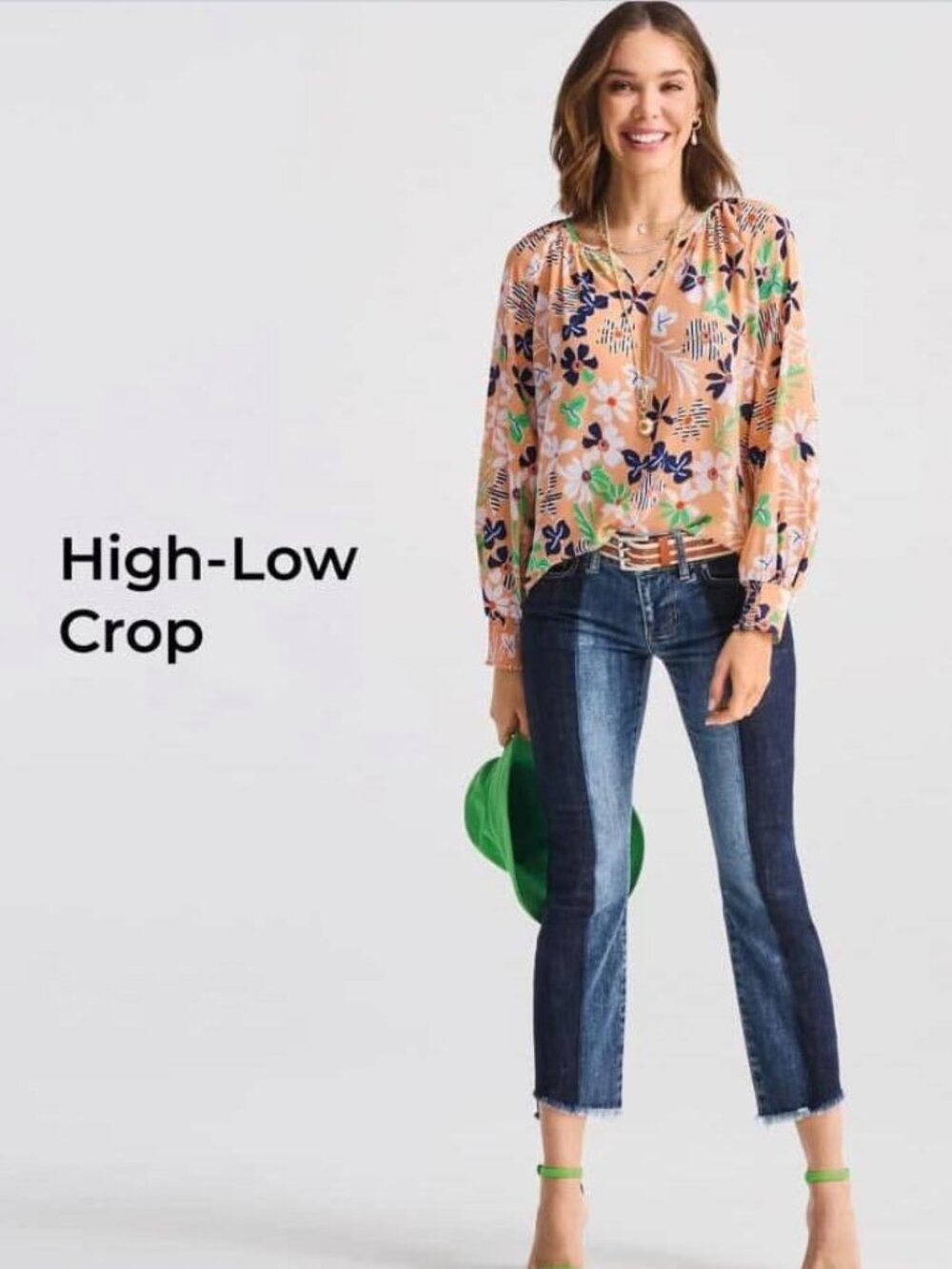 6281 Cabi High Low Crop